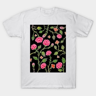 Minhwa: Peony Pattern D Type T-Shirt